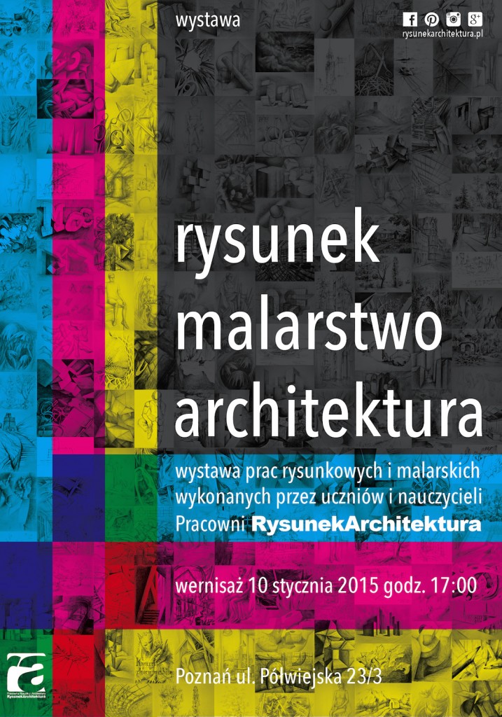 Plakat Wystawy RYSUNEK MALARSTWO ARCHITEKTURA